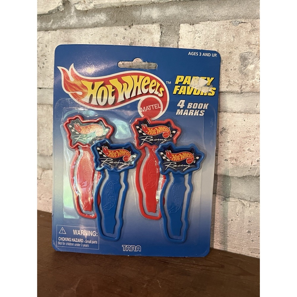 1997 Hot Wheels ~ Party Favors‎ ~ 4 Book Marks